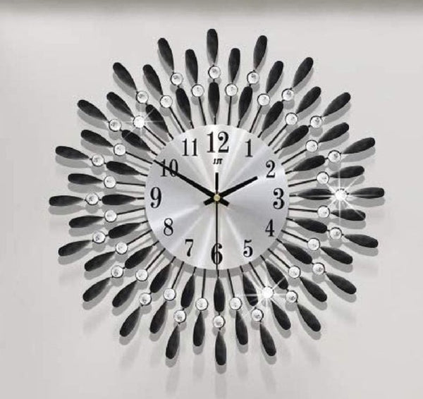 Stunning Wall Clock With Crystals