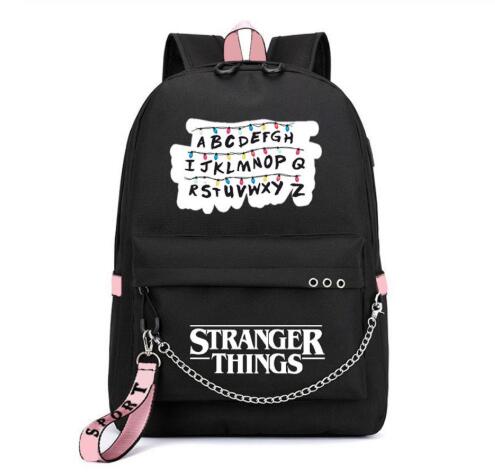 New Stranger Things School Bag backpack - Canvas Student Bag - Nifti NZ