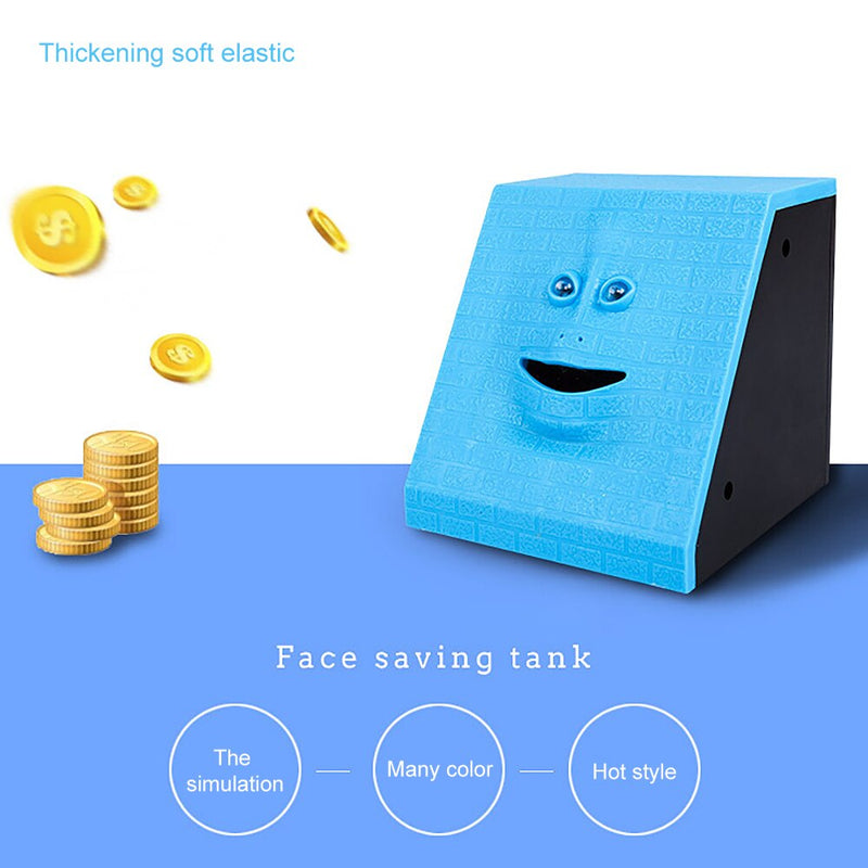 Creative Human Face Animated Piggy Bank - Automatic Sensor - Nifti NZ