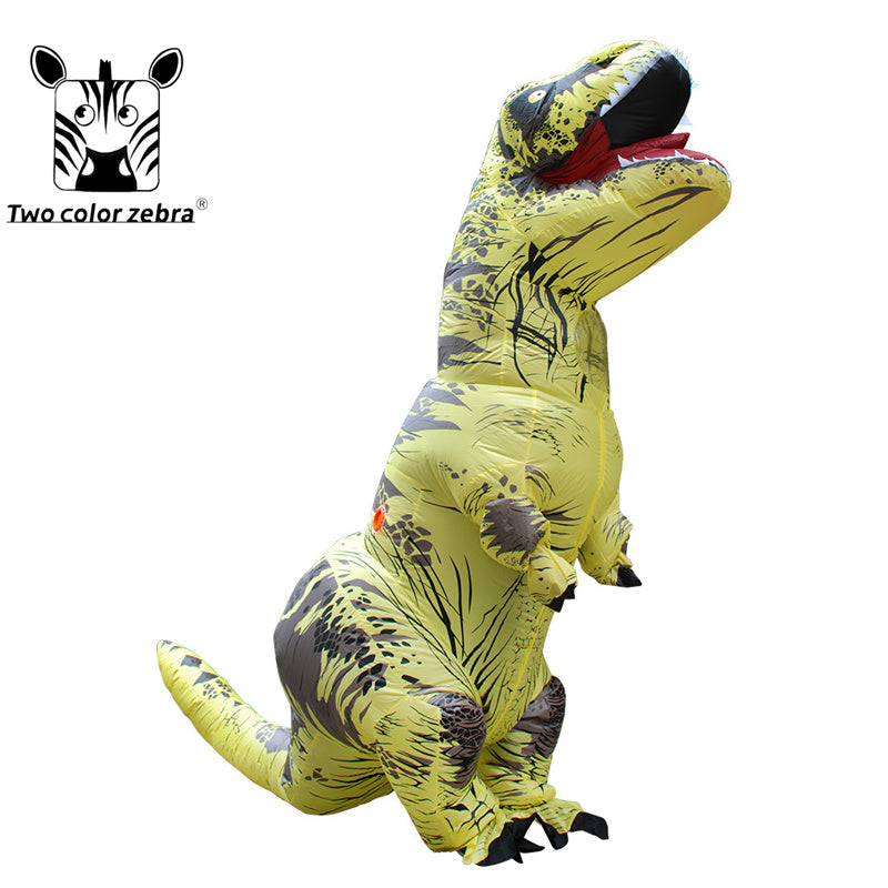 Cosplay T-REX Dinosaur Inflatable Costume Party Costumes Fancy Mascot Anime Halloween Costume For Adult Kids Dino Cartoon