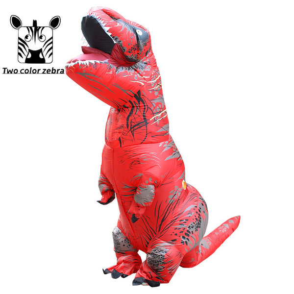 Cosplay T-REX Dinosaur Inflatable Costume Party Costumes Fancy Mascot Anime Halloween Costume For Adult Kids Dino Cartoon