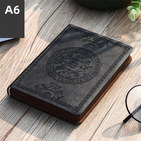 Leather Bound Blank Journal Notebook