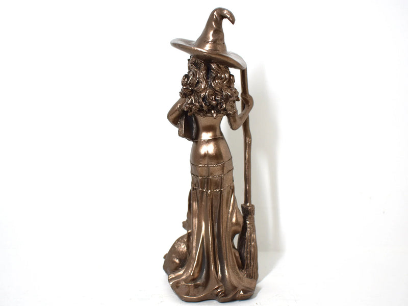 Bronze Witch Figurine