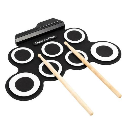 Electronic Drum Set - Roll up silicone drums & accessories