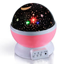 Star Light Rotating Projector Lamp for Kids Bedroom - Nifti NZ