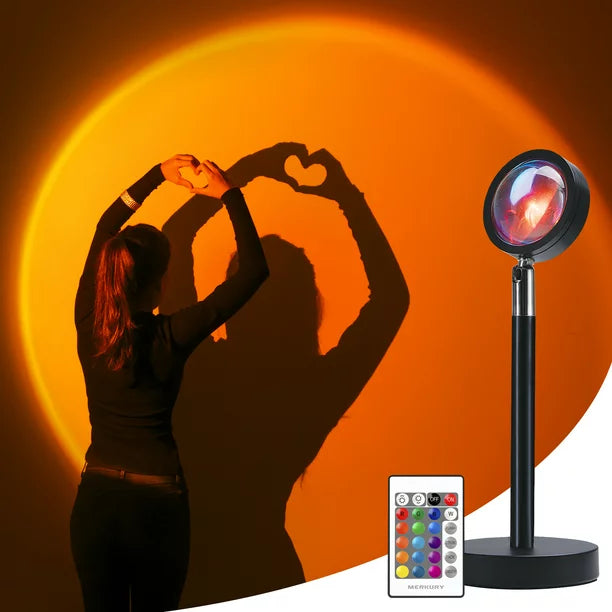 Sunset LED 16 Colour Projection Lamp w/ Remote
