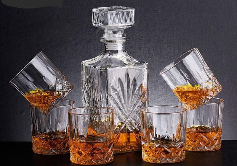 Whiskey Decanter And Glasses Set