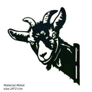 Metal Arts Garden Sculptures Farm Peeping Ornament