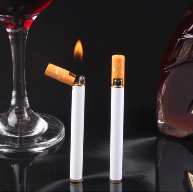 Cigarette Shaped Lighter - fits right in with the rest of your Real smokes!