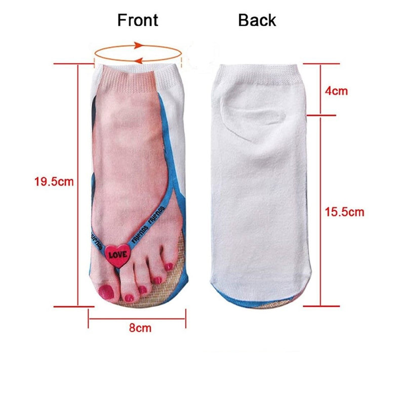 Jandal Novelty Socks - 4 Pack