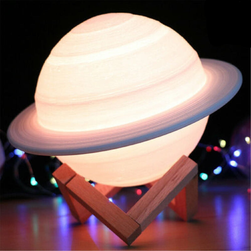 3D Saturn LED Touch Lamp