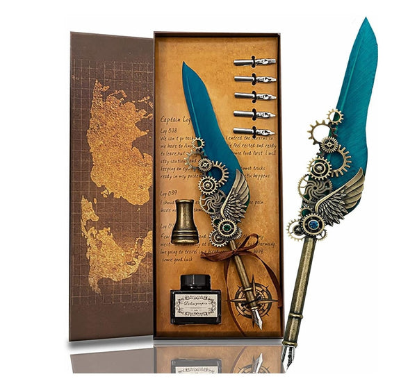 Calligraphy Feather Pen Writing Set