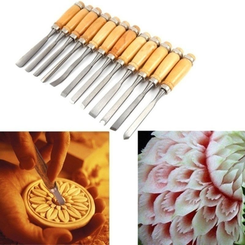 Wood/Clay/Fruit Carving Chisel Set