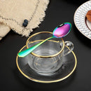 24 Piece Multicoloured Cutlery Set