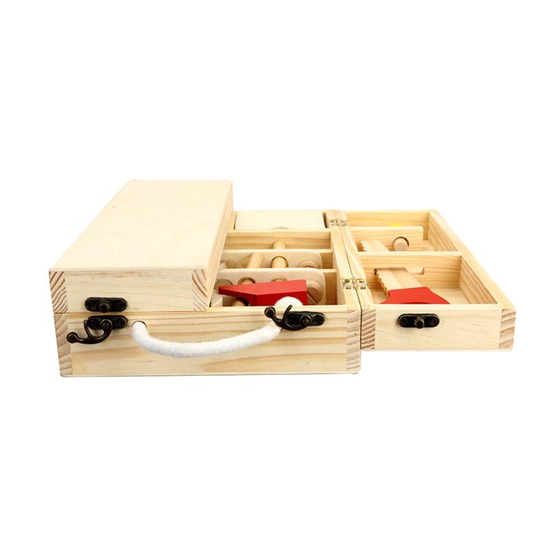Wooden Tool Box 36Pcs