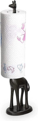 Cast Iron Giraffe Stand Tissue/Toilet Paper Holder