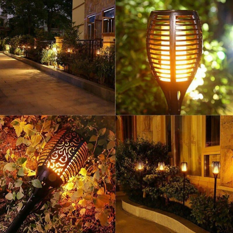 Solar Flame Lights - Outdoor Waterproof Lights