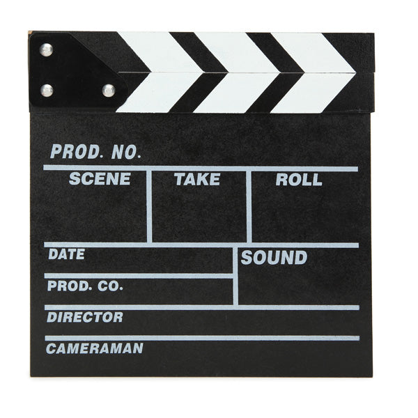 Director Video Scene Movie Clapperboard TV Movie Slate Film Cut Prop - Nifti NZ
