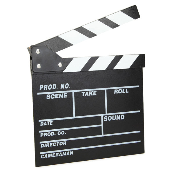 Director Video Scene Movie Clapperboard TV Movie Slate Film Cut Prop - Nifti NZ