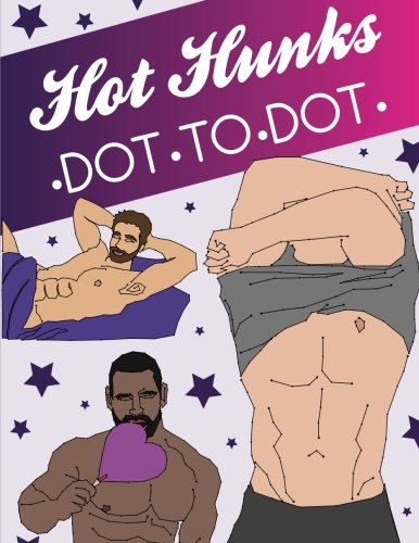 Hot Hunks Dot To Dot: Novelty dot to dot gift book Paperback - Nifti NZ
