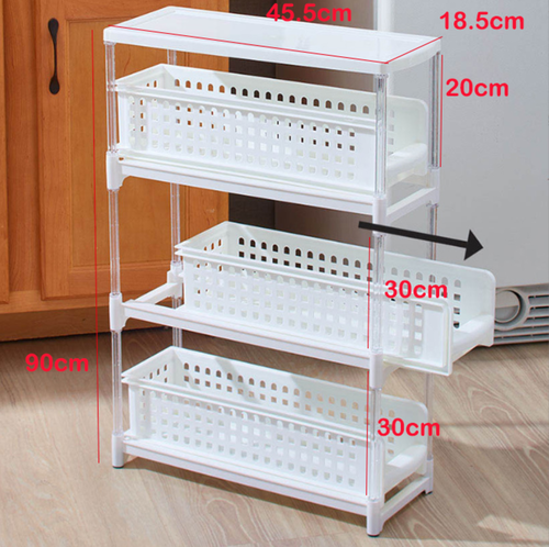 4 Tier Slide Out Storage Tower