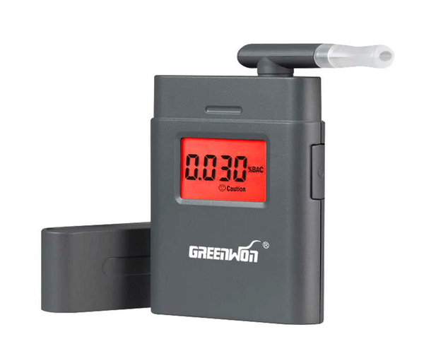Digital Breath Alcohol Tester - LCD, High Sensitivity Professional Breathalyzer - Nifti NZ