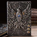 Beautiful Embossed Leather Notebook - Magic Spells Book Hand Book - Nifti NZ