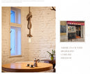 Retro Hemp Rope Pendant Lights - Vintage Loft Industrial Hanging Lamp - Nifti NZ