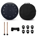 12 inches 13-Tone Steel Tongue Drum Mini Hand Pan Drums with Drumsticks - Nifti NZ