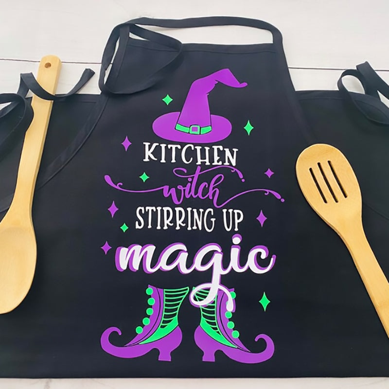 Kitchen Witch Stirring Up Magic, Apron