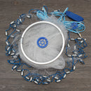 2.4M Hand Cast Fishing Net Spin Nylon Fish Bait Net With Sinker - Nifti NZ