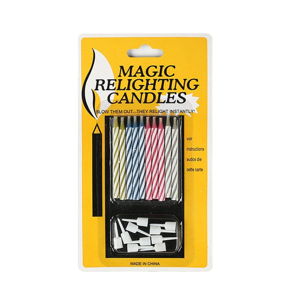 Magic Eternal Relighting Candles Trick Toy 10pk