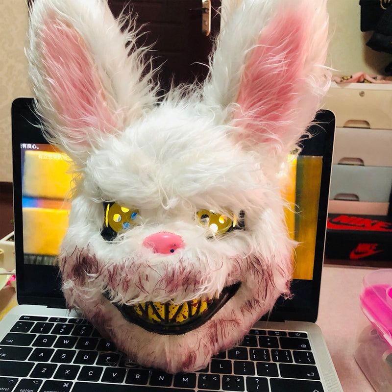 Scary Halloween Mask Bloody Killer Rabbit - Nifti NZ