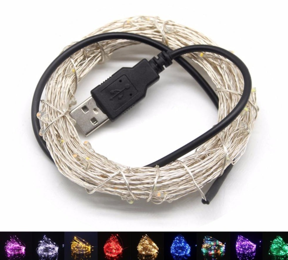 Usb String Lighta USB LED String Lights - Waterproof Fairy Lights 10M/5M