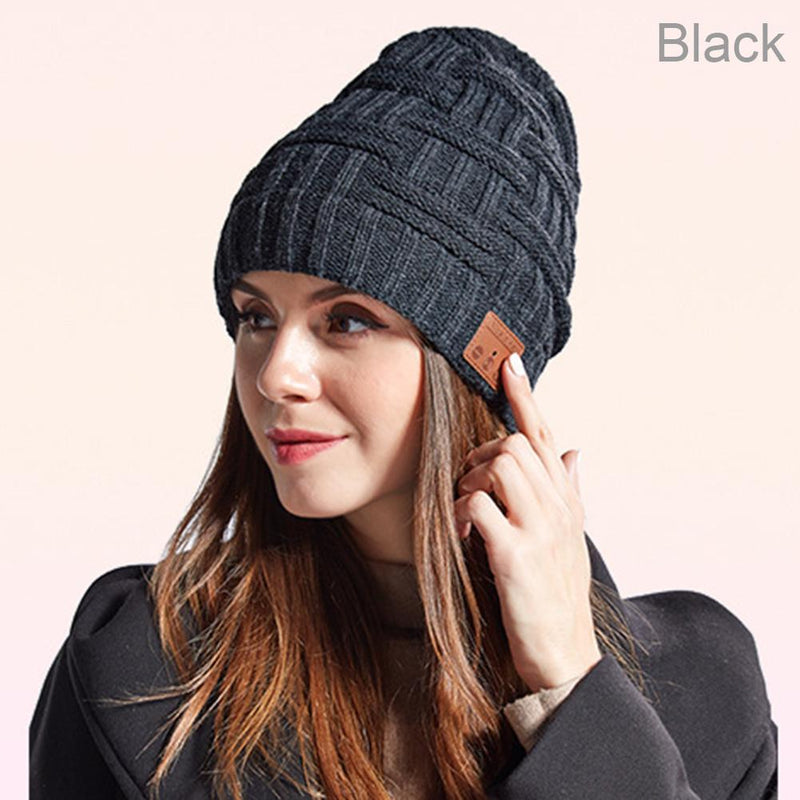 Bluetooth Beanie - Smart Hat With Wireless Headphones And Mic