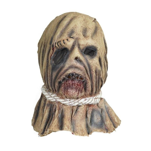 Realistic Scarecrow Mask - Full Latex Halloween Prop - Nifti NZ