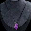 Natural Amethyst Reiki Healing Stone Pendant
