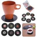 Retro Vinyl Record 6 pack of Coasters - Heat-resistant & Non Slip - Nifti NZ