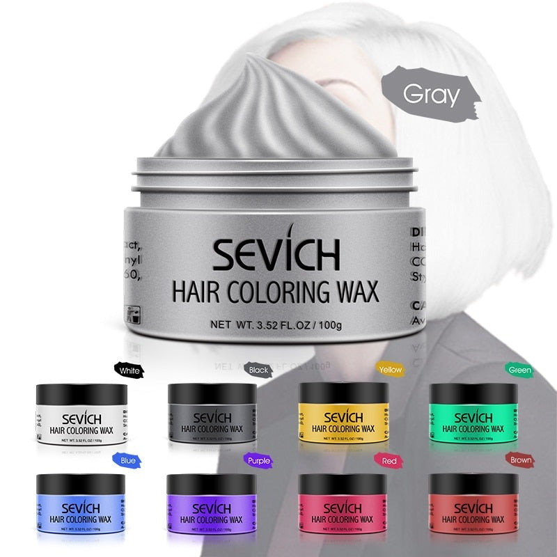 Sevich 9 Colour Hair Colour Wax - One-time Temporary Hair Colour Cream Gel 100g - Nifti NZ