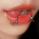 Silver Surgical Steel Lip/Nose/Ear/Helix Ring - 16 Gauge Body Jewelry