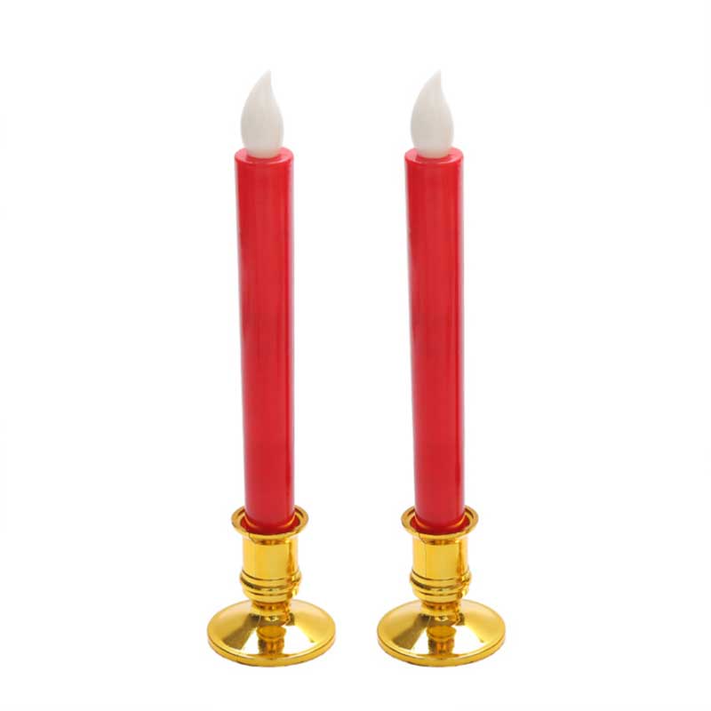 Electronic LED Candle - Flickering With Holder - Nifti NZ