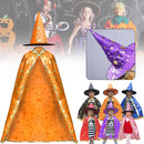 Halloween Costumes for Kids - Wizard/Witch Cape Cloak with Hat - Nifti NZ