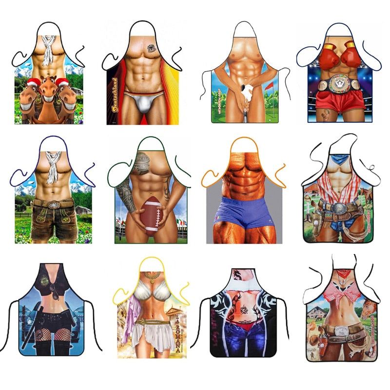 3D Funny Aprons - Adult - Many designs to choose from - Nifti NZ