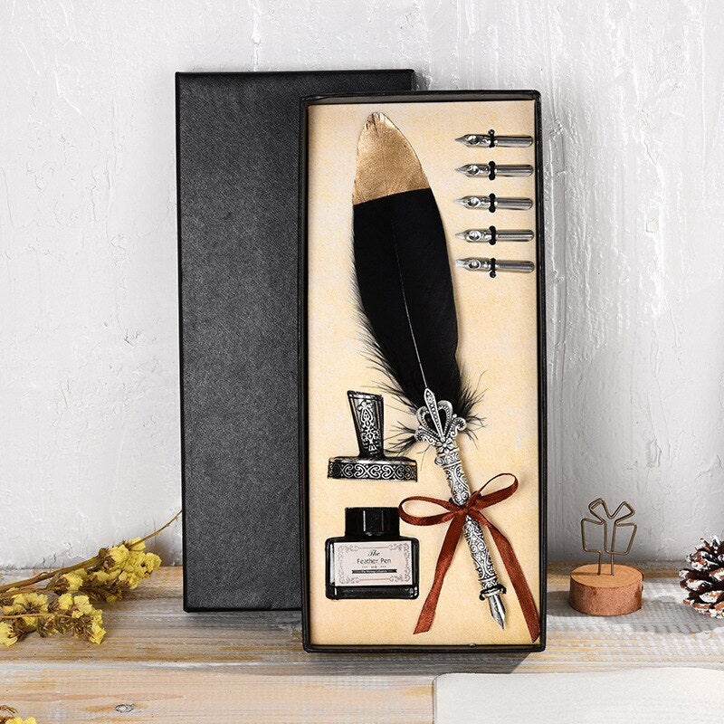 Calligraphy Writing Box Set Calligraphy Quill Pen Writing Set With Gift Box